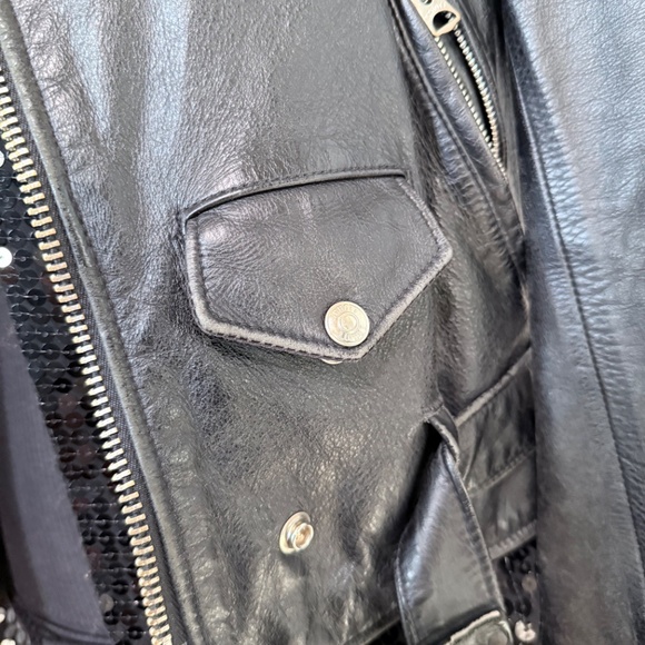 SCHOTT NYC leather motorcycle jacket - Picture 4 of 6